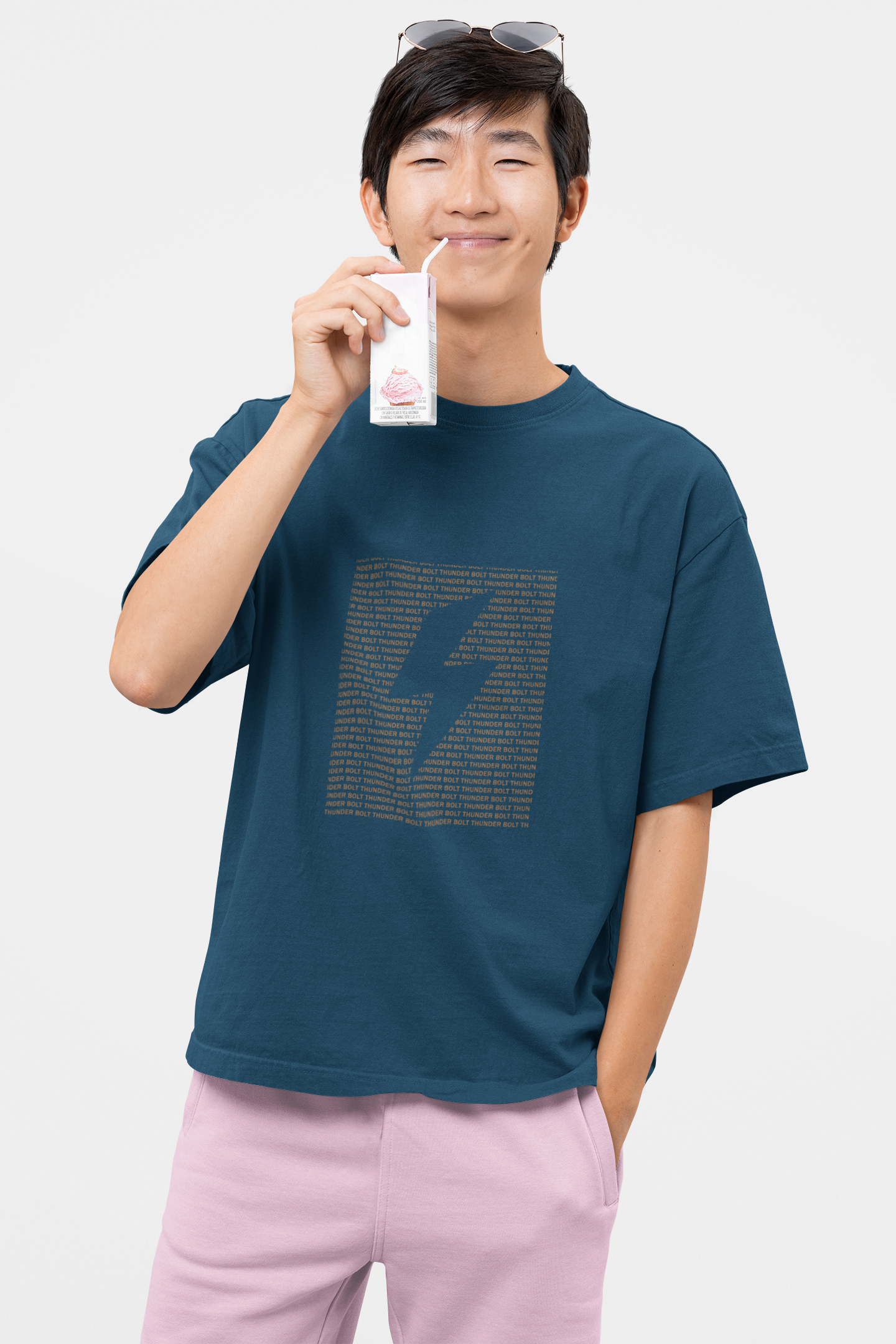 Men's Oversized ThunderBolt T-shirt