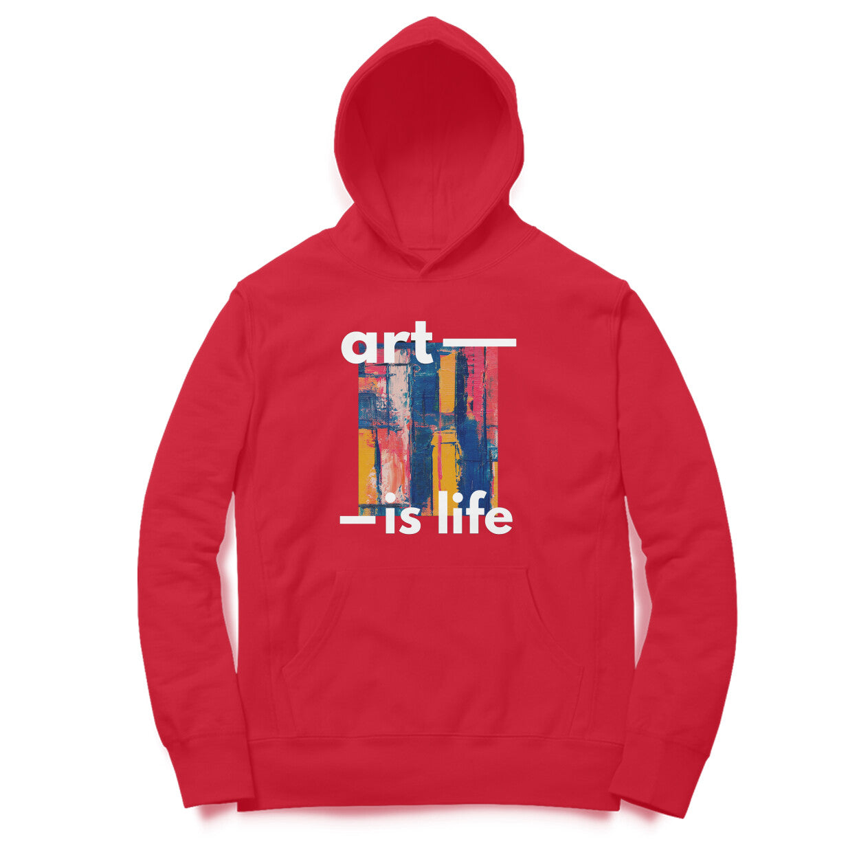 Men's Printed Art if life Hoodie