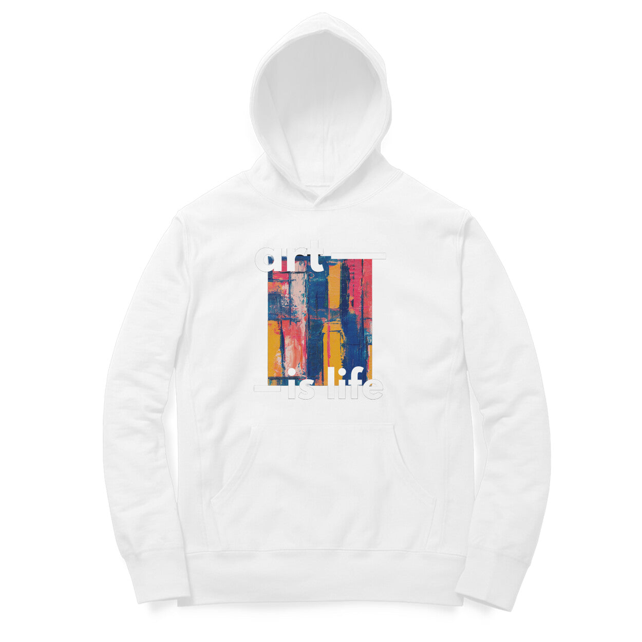 Men's Printed Art if life Hoodie